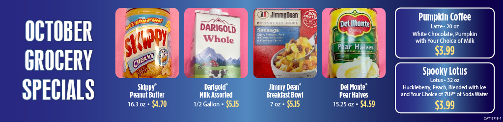 October Mission Market Specials